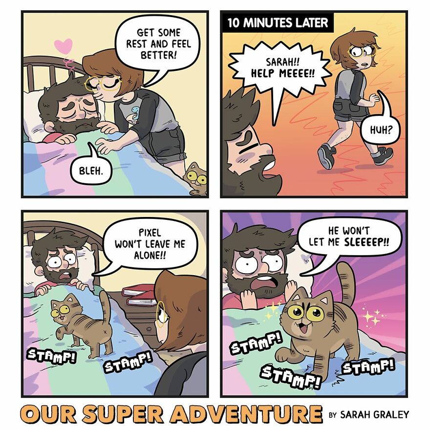 30 New Relatable And Funny Comics About Everyday Life With Four Cats And A Fiancé By This UK Artist 30 New Relatable And Funny Comics About Everyday Life With Four Cats And A Fiancé By This UK Artist