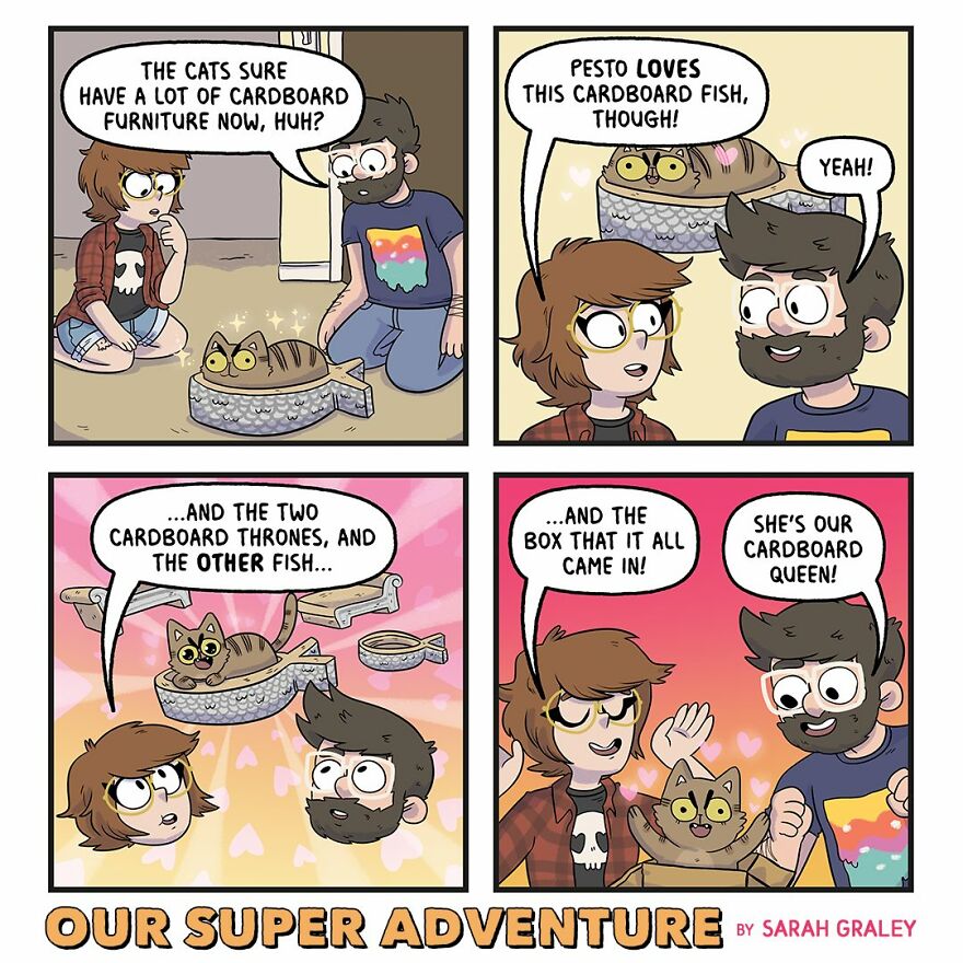 30 New Relatable And Funny Comics About Everyday Life With Four Cats And A Fiancé By This UK Artist 30 New Relatable And Funny Comics About Everyday Life With Four Cats And A Fiancé By This UK Artist