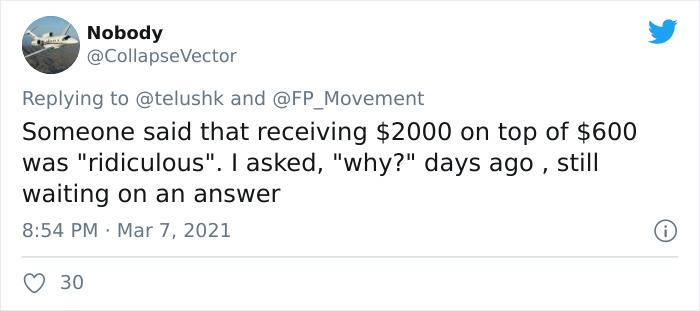 People Keep Saying That $1400 Stimulus Checks Are “Too Much,” This Person Gives Them A Reality Check People Keep Saying That $1400 Stimulus Checks Are “Too Much,” This Person Gives Them A Reality Check