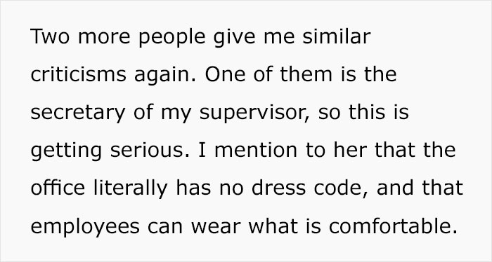 Woman Doesn’t Wear A Bra At Work Despite Her Coworkers Complaining, Asks If She’s Being A Jerk Woman Doesn’t Wear A Bra At Work Despite Her Coworkers Complaining, Asks If She’s Being A Jerk