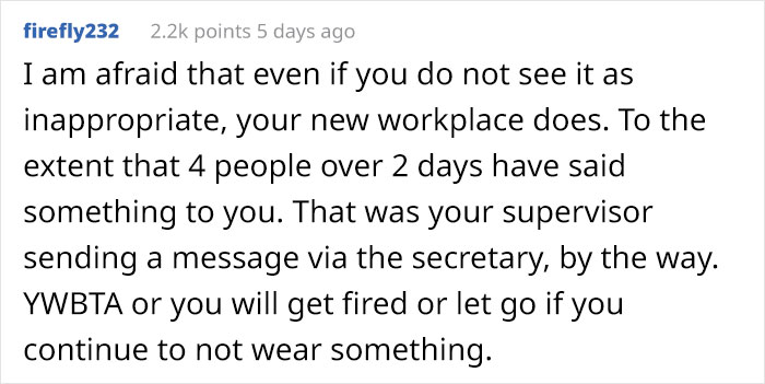 Woman Doesn’t Wear A Bra At Work Despite Her Coworkers Complaining, Asks If She’s Being A Jerk Woman Doesn’t Wear A Bra At Work Despite Her Coworkers Complaining, Asks If She’s Being A Jerk