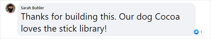 Dad And His 10-Year-Old Son Use Their Time In Quarantine To Build A ‘Stick Library’ For Local Dogs Dad And His 10-Year-Old Son Use Their Time In Quarantine To Build A ‘Stick Library’ For Local Dogs