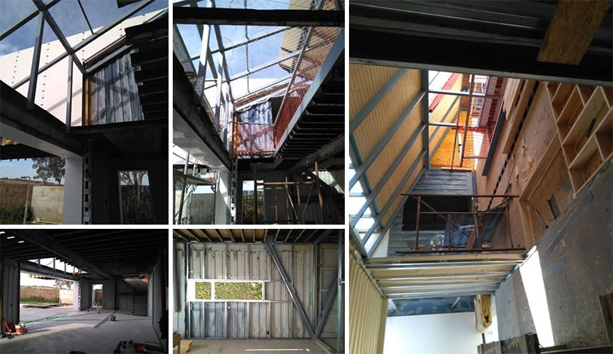 An Incredible Family House In Sevilla Made Of Recycled Shipping Containers An Incredible Family House In Sevilla Made Of Recycled Shipping Containers