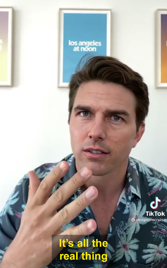 ‘Deepfake’ Tom Cruise Is Going Viral On TikTok And People Are Freaking Out About How Realistic He Looks ‘Deepfake’ Tom Cruise Is Going Viral On TikTok And People Are Freaking Out About How Realistic He Looks