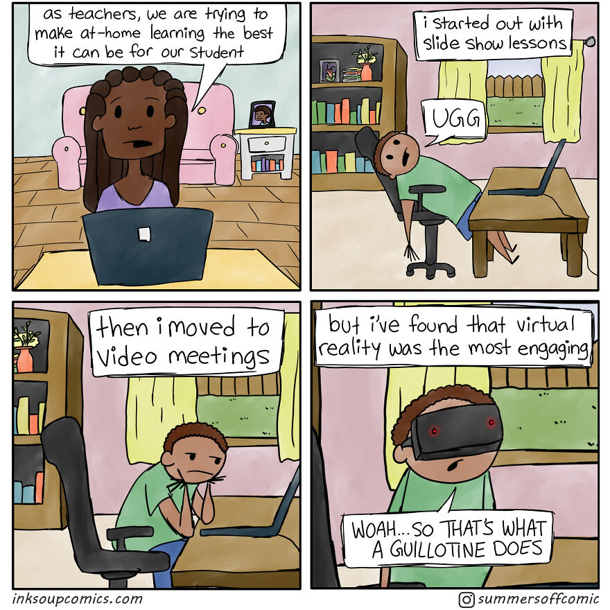 30 Comics To Sum Up My Teaching Experiences During COVID-19 30 Comics To Sum Up My Teaching Experiences During COVID-19