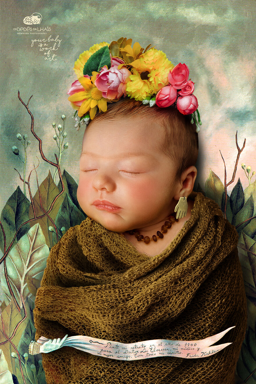 For His Newborn Daughter’s Photoshoot, This Dad Recreated Famous Paintings He And His Wife Love For His Newborn Daughter’s Photoshoot, This Dad Recreated Famous Paintings He And His Wife Love