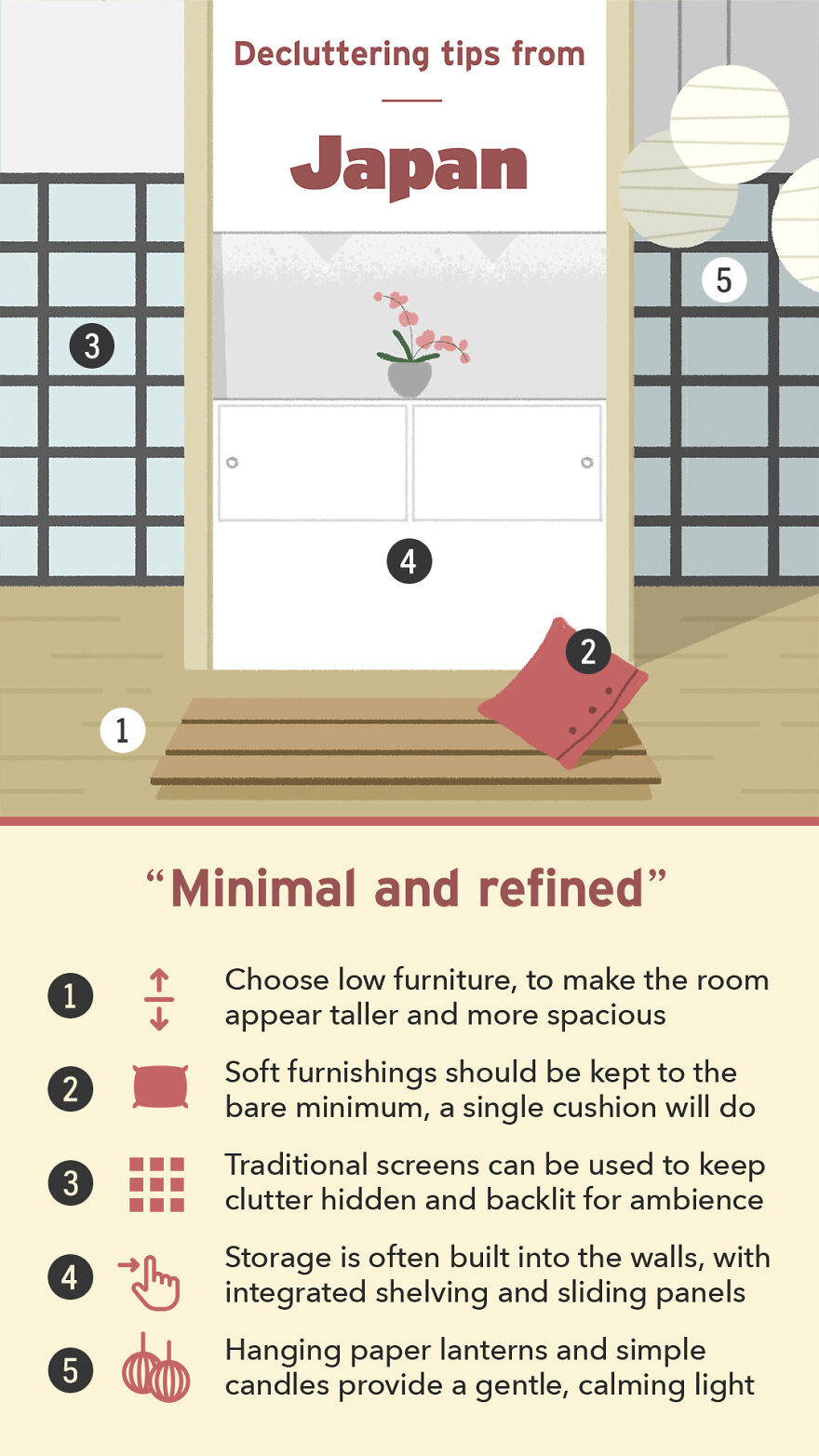 We Illustrated 5 Decluttering Tips From Different Countries Around The World We Illustrated 5 Decluttering Tips From Different Countries Around The World