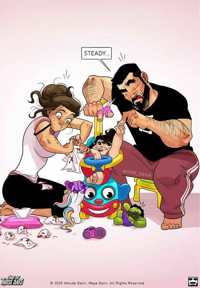 Artist Who Illustrates Everyday Life With His Wife Is Having Another Baby, Shares Their Parenting Struggles In 32 Comics Artist Who Illustrates Everyday Life With His Wife Is Having Another Baby, Shares Their Parenting Struggles In 32 Comics