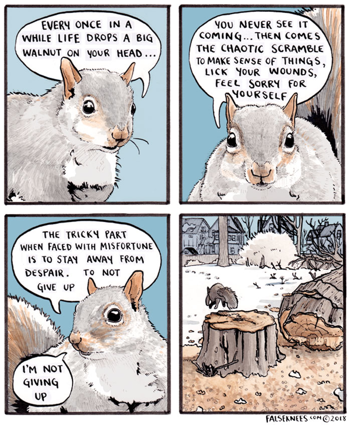 30 Funny Animal Comics That Show What Is Really Happening Out In The Wild By ‘False Knees’ 30 Funny Animal Comics That Show What Is Really Happening Out In The Wild By ‘False Knees’