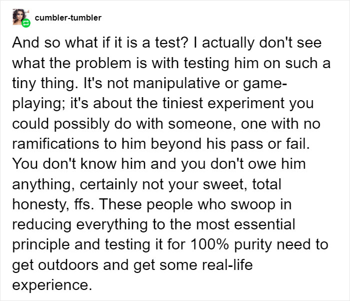 Woman Shares How She Tests Out Her Dates For Red Flags Before Going Out With Them, Starts A Heated Discussion