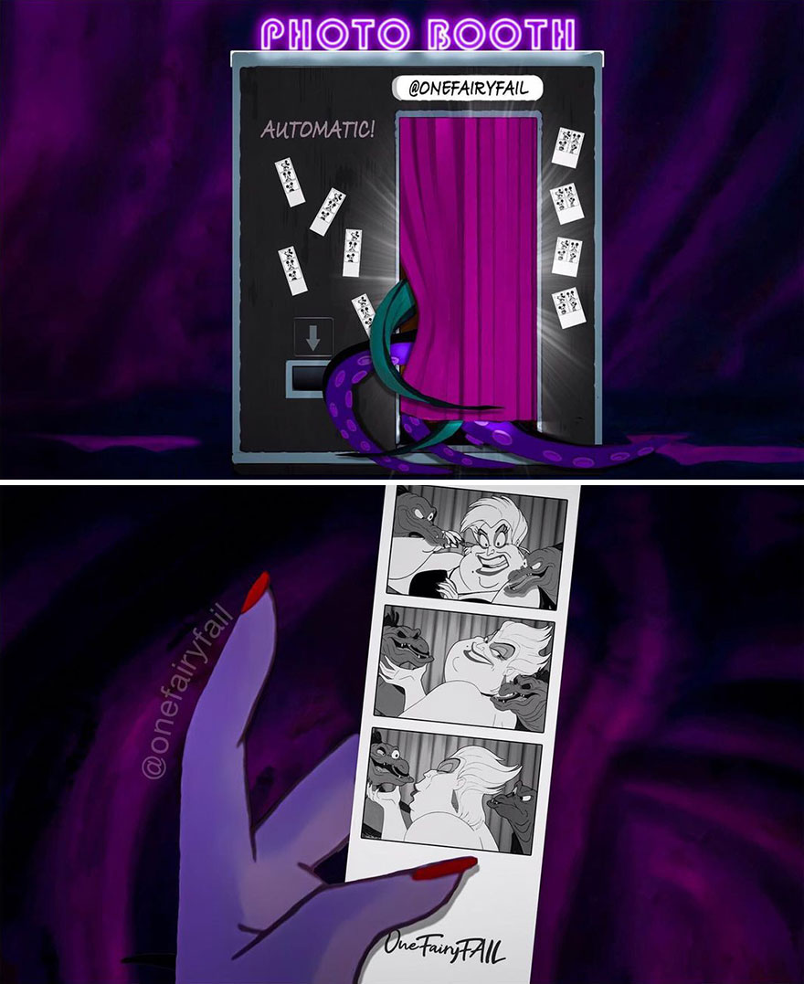 Artist Shows What Would Happen If Disney Had Modern Technologies (12 Pics)