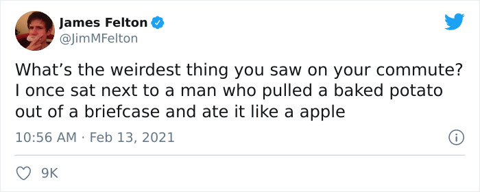 People Are Sharing The Most Bizarre Things They’ve Seen On Public Transport (45 Tweets) People Are Sharing The Most Bizarre Things They’ve Seen On Public Transport (45 Tweets)