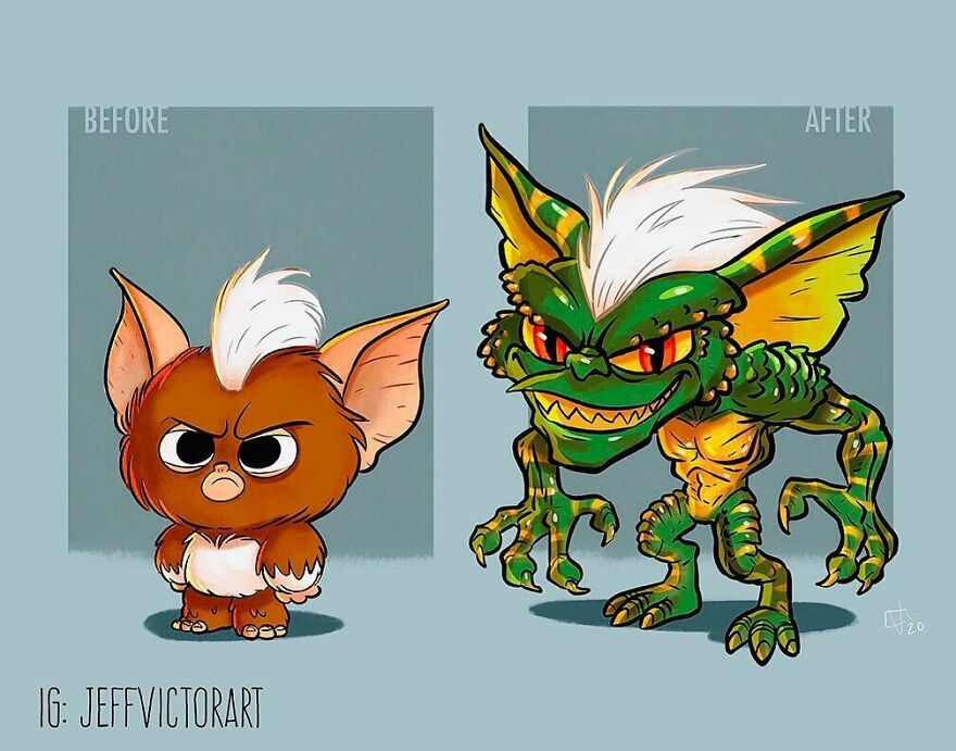 Artist Illustrates How Our Favorite Characters Have Changed In 40 Adorable Illustrations Artist Illustrates How Our Favorite Characters Have Changed In 40 Adorable Illustrations