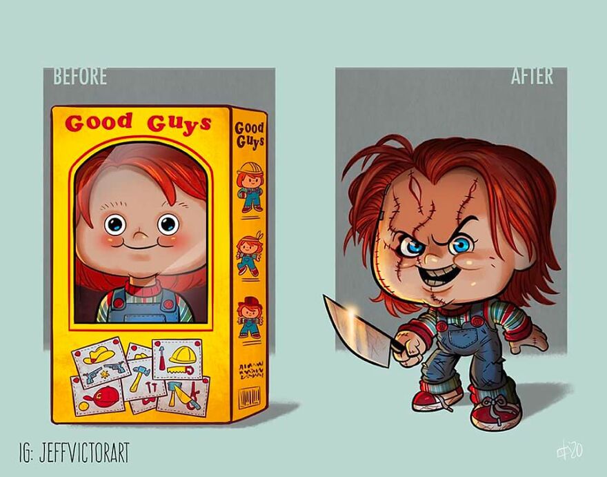 Artist Illustrates How Our Favorite Characters Have Changed In 40 Adorable Illustrations Artist Illustrates How Our Favorite Characters Have Changed In 40 Adorable Illustrations