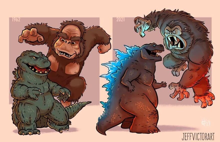 Artist Illustrates How Our Favorite Characters Have Changed In 40 Adorable Illustrations Artist Illustrates How Our Favorite Characters Have Changed In 40 Adorable Illustrations