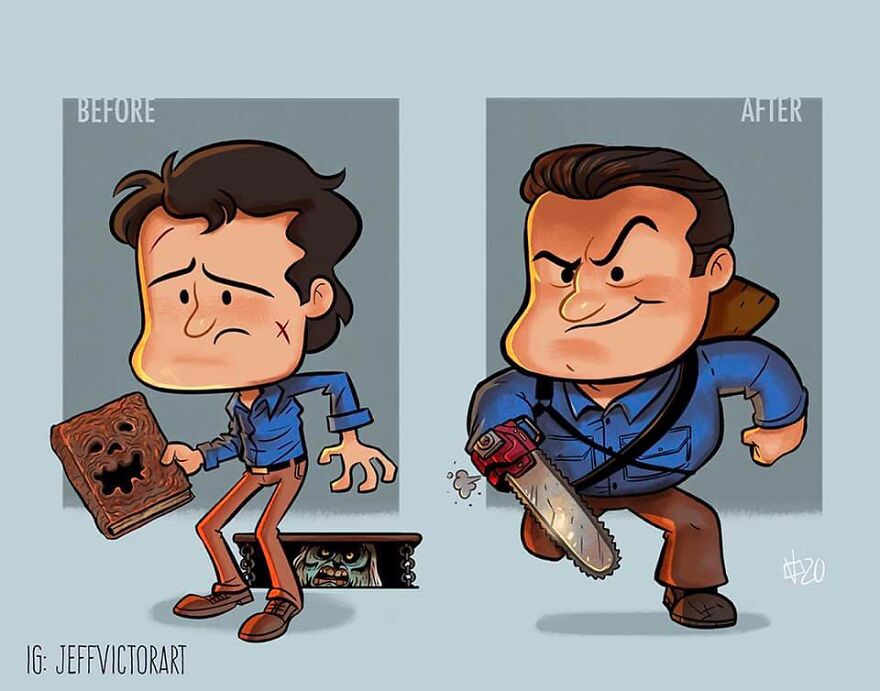 Artist Illustrates How Our Favorite Characters Have Changed In 40 Adorable Illustrations Artist Illustrates How Our Favorite Characters Have Changed In 40 Adorable Illustrations