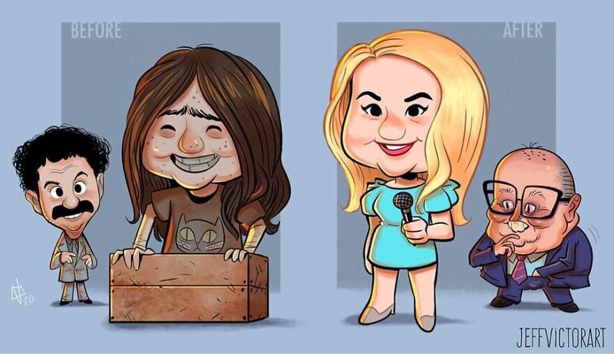 Artist Illustrates How Our Favorite Characters Have Changed In 40 Adorable Illustrations Artist Illustrates How Our Favorite Characters Have Changed In 40 Adorable Illustrations