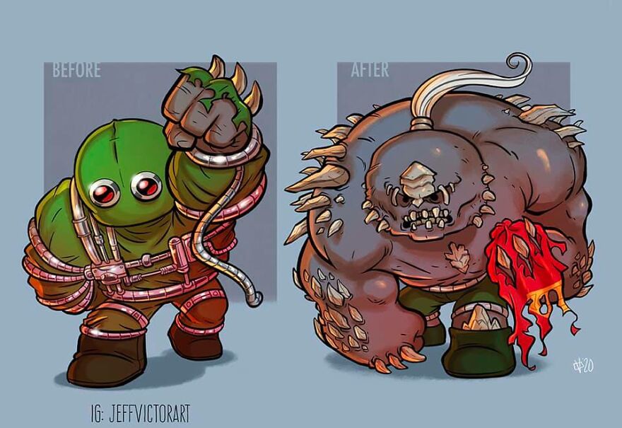 Artist Illustrates How Our Favorite Characters Have Changed In 40 Adorable Illustrations Artist Illustrates How Our Favorite Characters Have Changed In 40 Adorable Illustrations