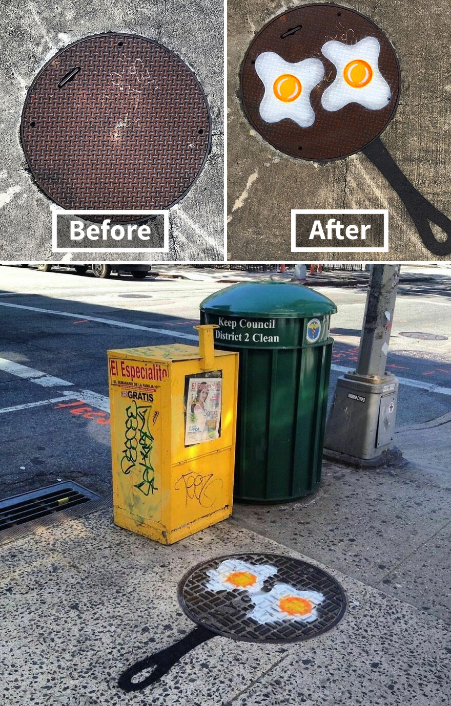 There’s A Genius Street Artist Running Loose And Let’s Hope Nobody Catches Him There’s A Genius Street Artist Running Loose And Let’s Hope Nobody Catches Him