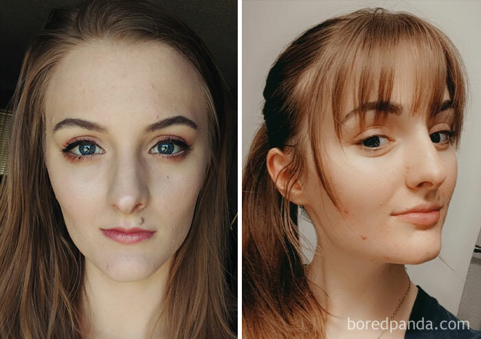 21 Before & After Pics Of Women Who Decided To Try Out Bangs And Realized It Suits Them 21 Before & After Pics Of Women Who Decided To Try Out Bangs And Realized It Suits Them