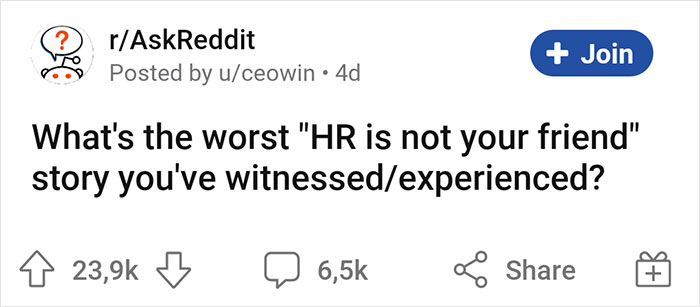 ‘HR Is Not Your Friend’: Employees Share How They Learned This Lesson The Hard Way (40 Pics)