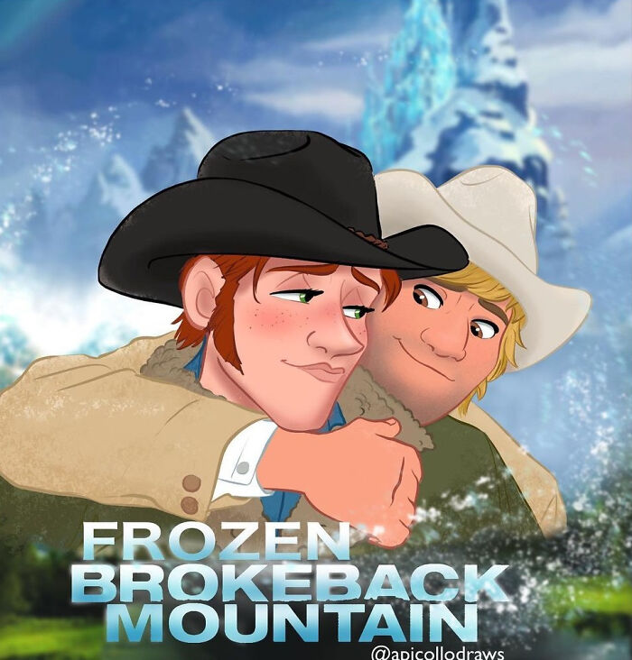 Iconic Movie And TV Posters Reimagined With Disney Characters By Alex Pick (50 Pics)