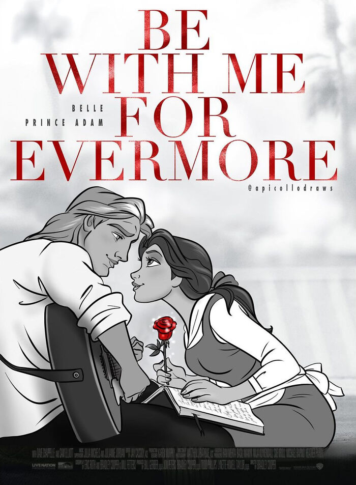 Iconic Movie And TV Posters Reimagined With Disney Characters By Alex Pick (50 Pics)