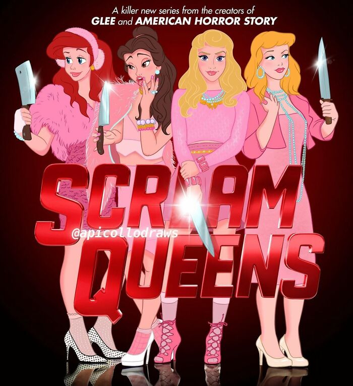 Iconic Movie And TV Posters Reimagined With Disney Characters By Alex Pick (50 Pics)