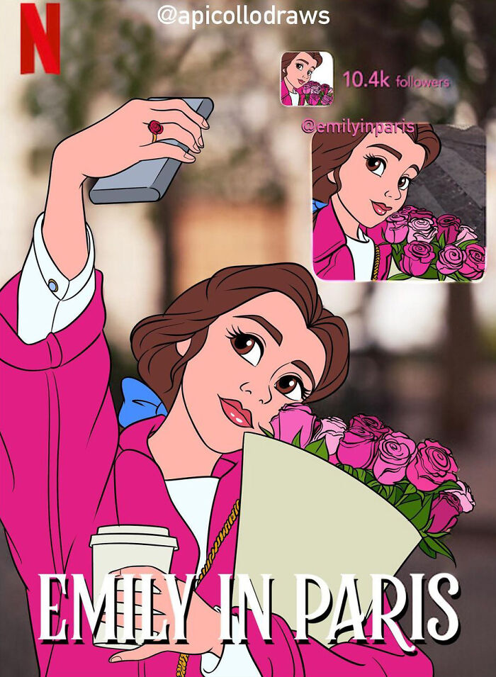 Iconic Movie And TV Posters Reimagined With Disney Characters By Alex Pick (50 Pics)