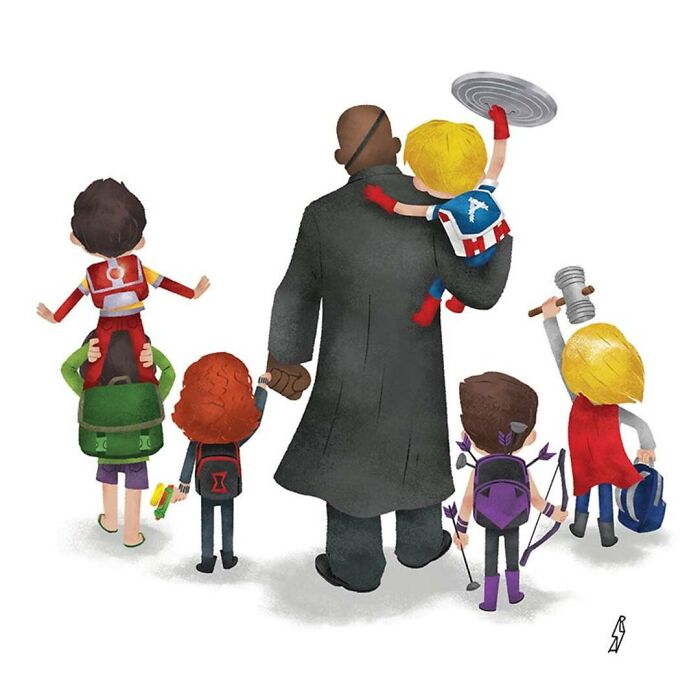 Artist Puts Together ‘Super Families’ From Our Favorite Characters (30 Pics) Artist Puts Together ‘Super Families’ From Our Favorite Characters (30 Pics)