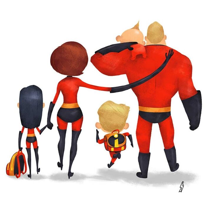 Artist Puts Together ‘Super Families’ From Our Favorite Characters (30 Pics) Artist Puts Together ‘Super Families’ From Our Favorite Characters (30 Pics)