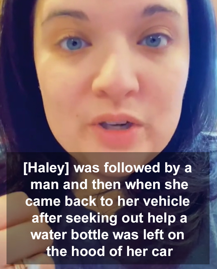 Woman Films How A Creep Left A Water Bottle On Her Car, Another Woman Explains It’s A Tactic Used By Human Traffickers Woman Films How A Creep Left A Water Bottle On Her Car, Another Woman Explains It’s A Tactic Used By Human Traffickers