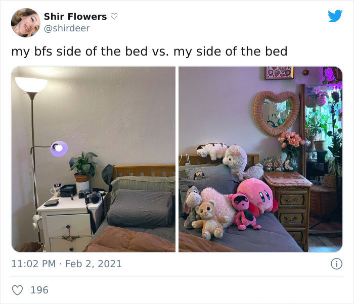 Women Are Comparing Their Side Of The Bed Vs. Their Boyfriends’, And People Find The Similarities Between Men Hilarious Women Are Comparing Their Side Of The Bed Vs. Their Boyfriends’, And People Find The Similarities Between Men Hilarious