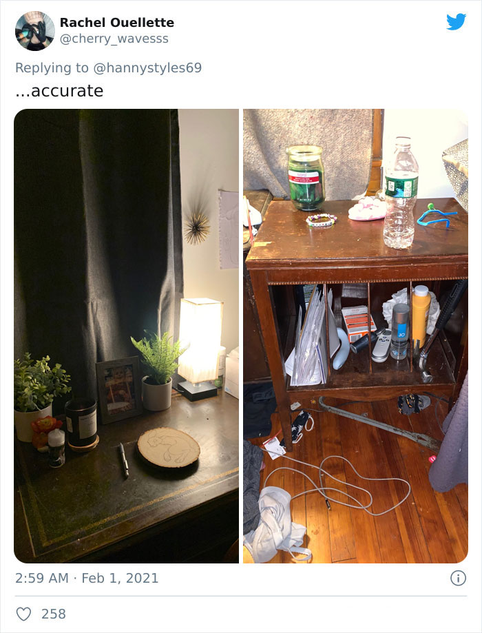 Women Are Comparing Their Side Of The Bed Vs. Their Boyfriends’, And People Find The Similarities Between Men Hilarious Women Are Comparing Their Side Of The Bed Vs. Their Boyfriends’, And People Find The Similarities Between Men Hilarious