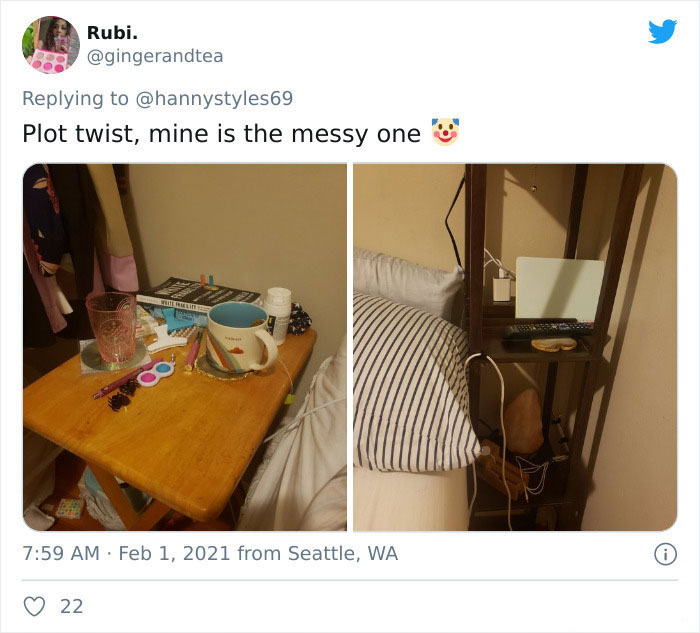 Women Are Comparing Their Side Of The Bed Vs. Their Boyfriends’, And People Find The Similarities Between Men Hilarious Women Are Comparing Their Side Of The Bed Vs. Their Boyfriends’, And People Find The Similarities Between Men Hilarious