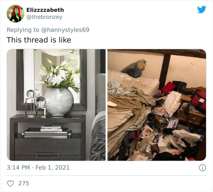 Women Are Comparing Their Side Of The Bed Vs. Their Boyfriends’, And People Find The Similarities Between Men Hilarious Women Are Comparing Their Side Of The Bed Vs. Their Boyfriends’, And People Find The Similarities Between Men Hilarious