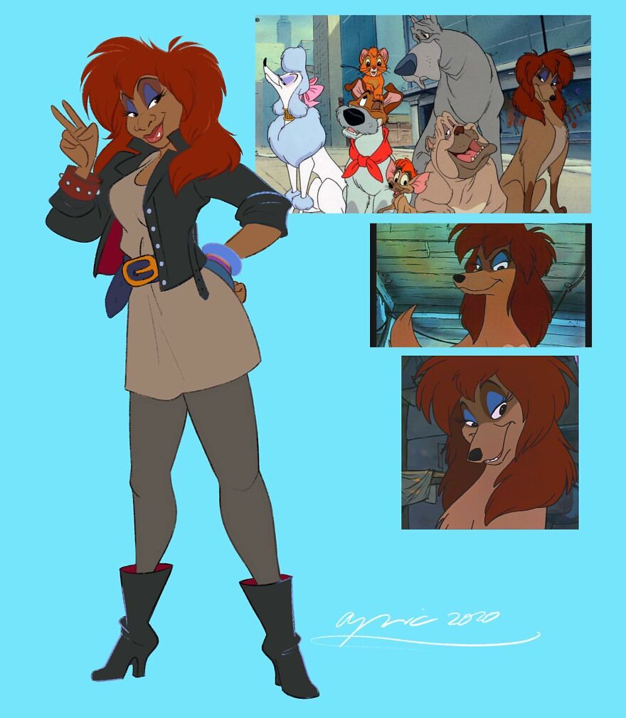 Disney &#8216;Humanimalized&#8217;: Animal Characters Turned Into Humans And Humans Into Animals (20 Pics)