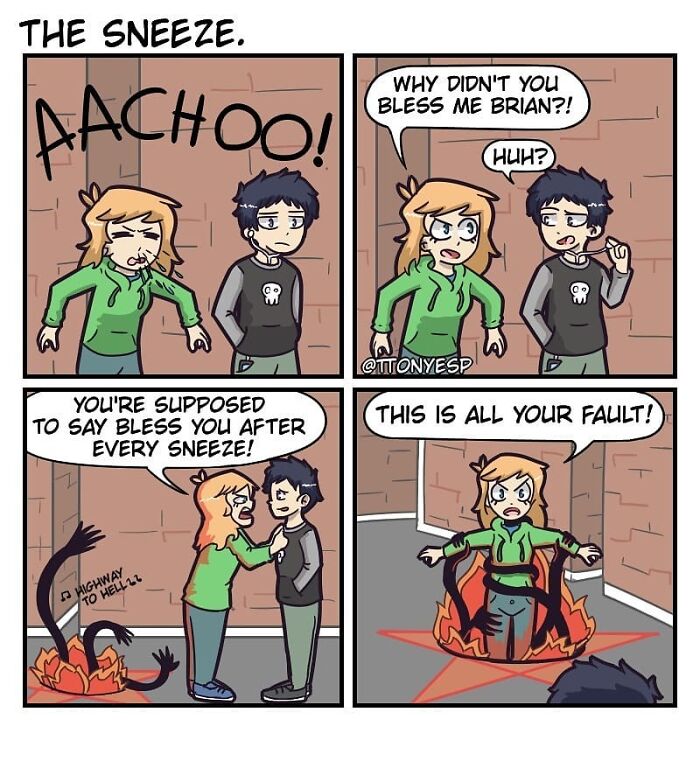 37 Comics With Weird And Unexpected Endings By Tony Esp (New Pics) 37 Comics With Weird And Unexpected Endings By Tony Esp (New Pics)