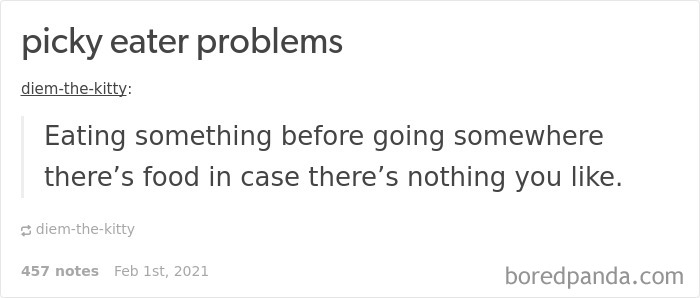 45 Jokes And Memes That Have Picky Eaters Feeling Called Out 45 Jokes And Memes That Have Picky Eaters Feeling Called Out