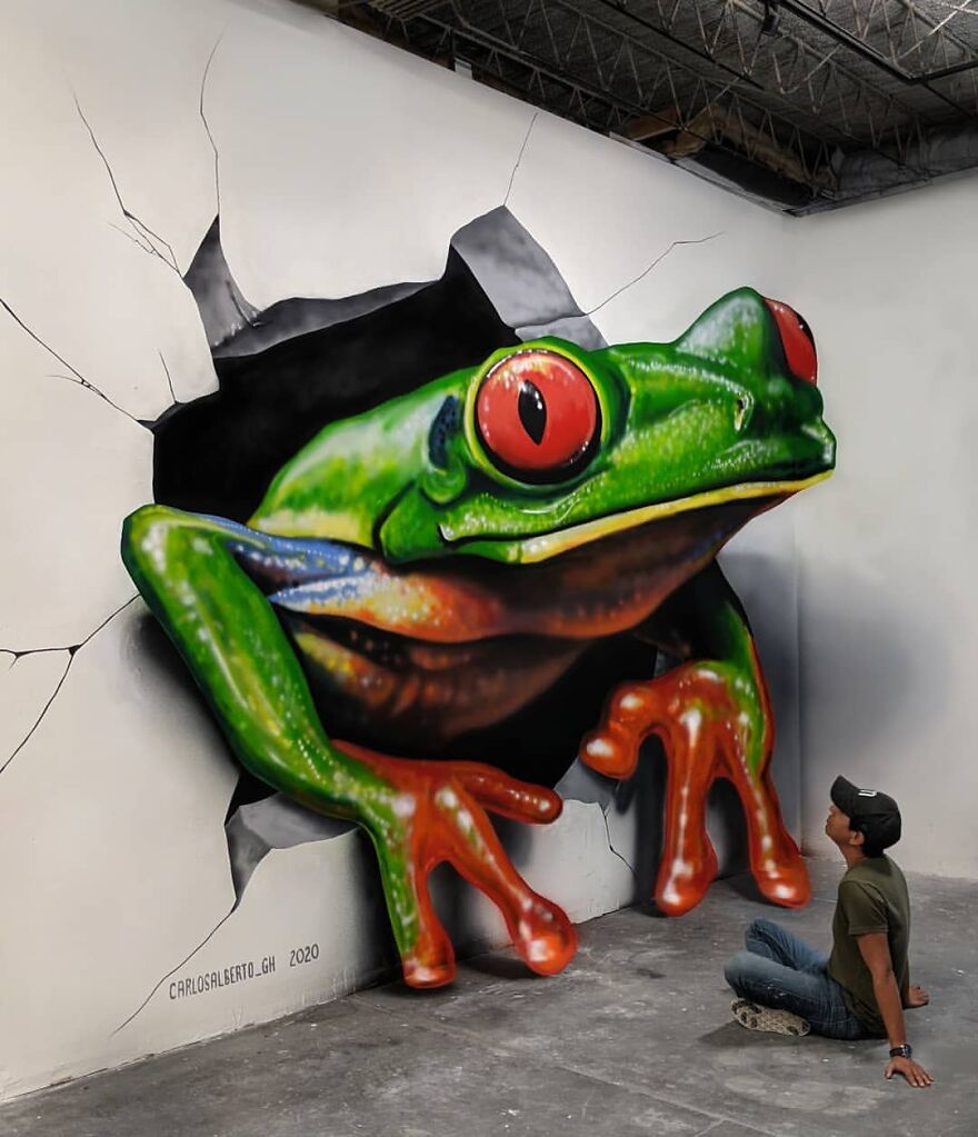 54 3D Optical Illusions By This Talented Mexican Street Artist 54 3D Optical Illusions By This Talented Mexican Street Artist