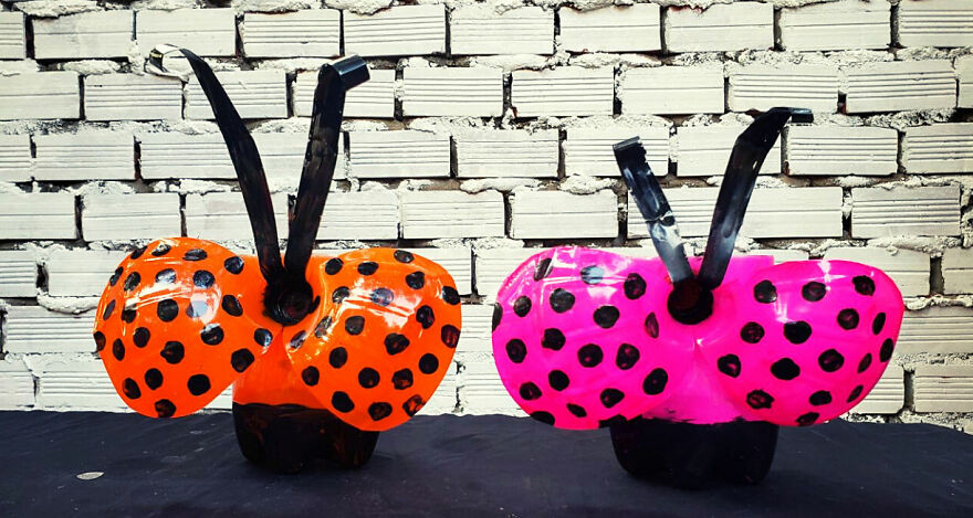 My Tutorial Of Recycling Plastic Bottles Into Beautiful Ladybug Flower Pots For Your Garden My Tutorial Of Recycling Plastic Bottles Into Beautiful Ladybug Flower Pots For Your Garden