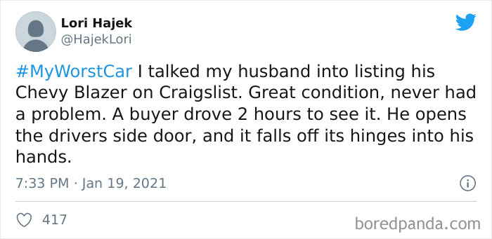 Jimmy Fallon Asks People To Share Their Worst Car Stories, Receives 50 Hilarious Ones Jimmy Fallon Asks People To Share Their Worst Car Stories, Receives 50 Hilarious Ones