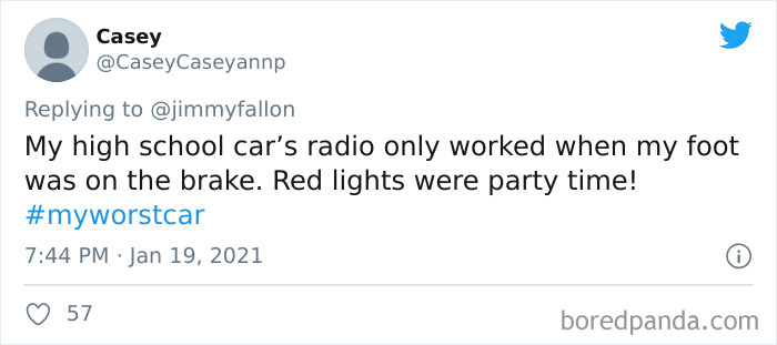 Jimmy Fallon Asks People To Share Their Worst Car Stories, Receives 50 Hilarious Ones Jimmy Fallon Asks People To Share Their Worst Car Stories, Receives 50 Hilarious Ones