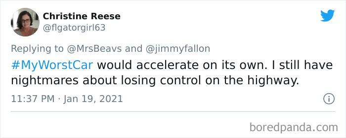 Jimmy Fallon Asks People To Share Their Worst Car Stories, Receives 50 Hilarious Ones Jimmy Fallon Asks People To Share Their Worst Car Stories, Receives 50 Hilarious Ones