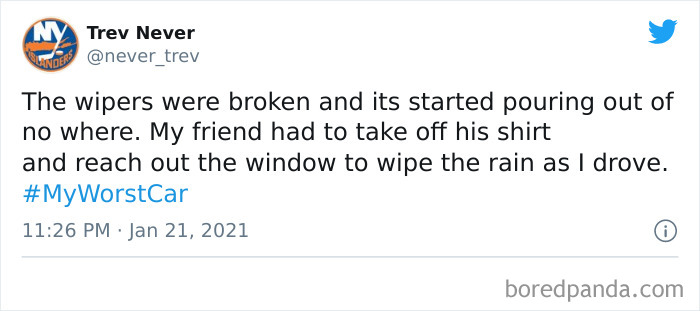 Jimmy Fallon Asks People To Share Their Worst Car Stories, Receives 50 Hilarious Ones Jimmy Fallon Asks People To Share Their Worst Car Stories, Receives 50 Hilarious Ones