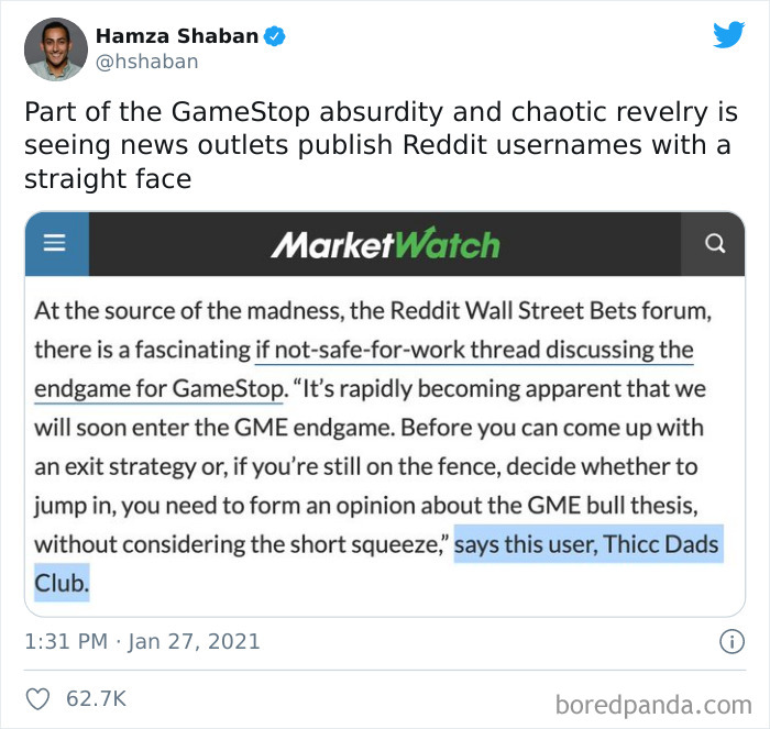 35 Of The Best Jokes And Memes That Sum Up The Current Ongoing Ridiculousness Over GameStop 35 Of The Best Jokes And Memes That Sum Up The Current Ongoing Ridiculousness Over GameStop