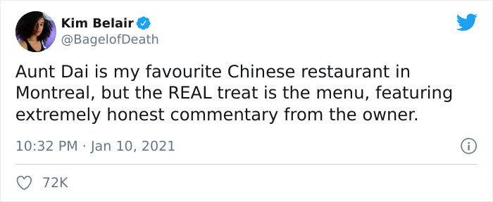 Chinese Restaurant Owner Adds Funny And Honest Comments On The Menu, And People Are Here For It Chinese Restaurant Owner Adds Funny And Honest Comments On The Menu, And People Are Here For It