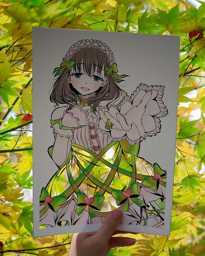 Japanese Artist Fills In Their Anime-Inspired Cutouts With Their Surroundings (100 Pics) Japanese Artist Fills In Their Anime-Inspired Cutouts With Their Surroundings (100 Pics)