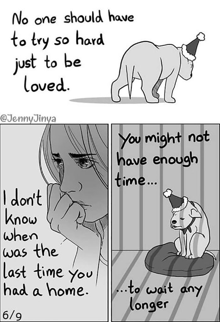 Artist Who Made People Cry With Her Grim Reaper Animal Comics Is Back, And This Time It’s About Paying Tribute To Shelter Staff Artist Who Made People Cry With Her Grim Reaper Animal Comics Is Back, And This Time It’s About Paying Tribute To Shelter Staff