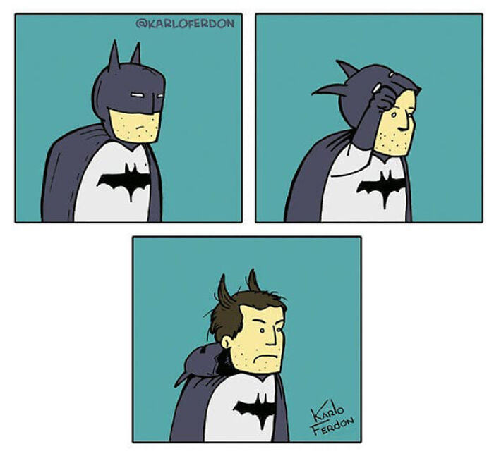 Artist Shows The Not-So-Glamorous Daily Life Of Superheroes (50 Comics) Artist Shows The Not-So-Glamorous Daily Life Of Superheroes (50 Comics)